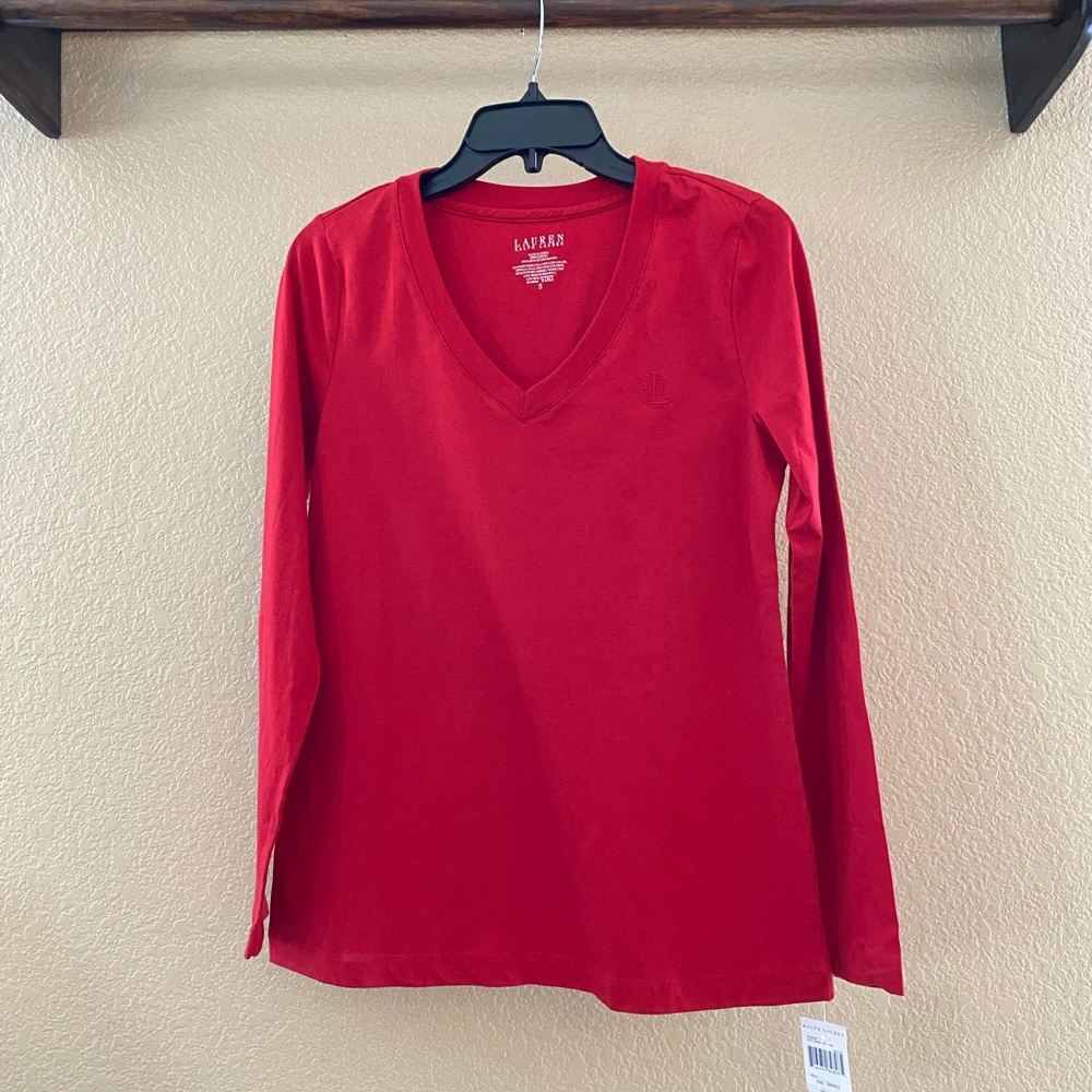 Knit V-Neck Shirt